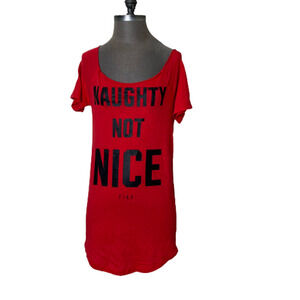 Victoria's Secret Short Sleeve Christmas Nightgown XS